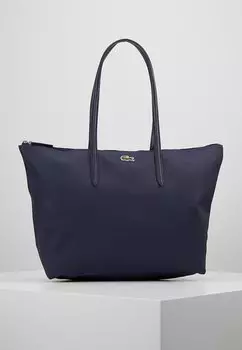 Сумка шоппер Lacoste текстильная, синий