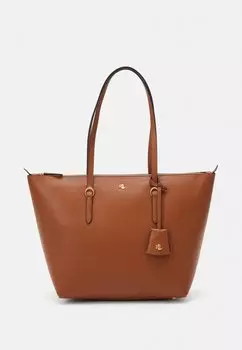 Сумка для покупок MEDIUM KEATON TOTE Ralph Lauren, коричневый