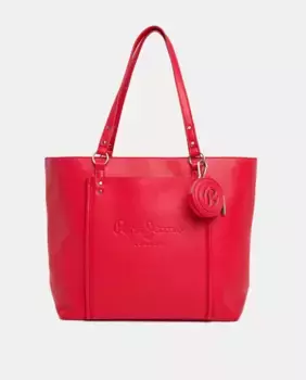 Сумка для покупок на молнии Pepe Jeans, красный