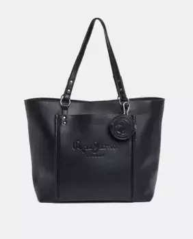 Сумка для покупок на молнии Pepe Jeans, чёрный