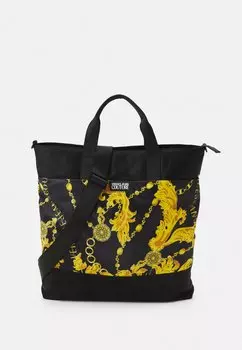 Сумка для покупок RANGE ICONIC LOGO SKETCH UNISEX Versace Jeans Couture, черный/золотой