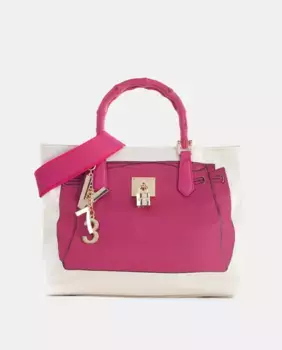 Сумка для покупок с бамбуковой ручкой V73 Venezia, фуксия