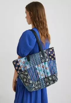 Сумка для покупок SHOPPING BAG PATCH Desigual, синий