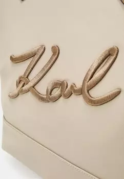 Сумка для покупок Signature Tote KARL LAGERFELD, песок