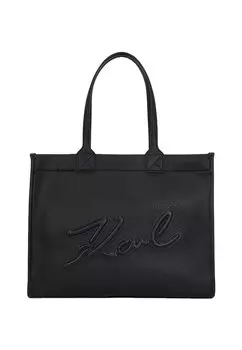 Сумка для покупок Skuare Grainy KARL LAGERFELD, черная