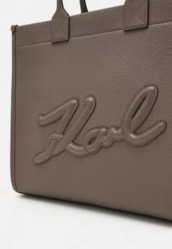 Сумка для покупок SKUARE TOTE GRAINY KARL LAGERFELD, серый