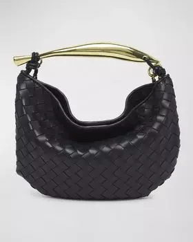 Сумка для сардин на цепочке Bottega Veneta, цвет Space-Brass
