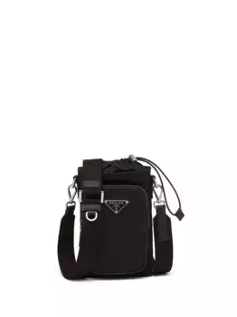 Сумка для смартфона с логотипом Prada, черный