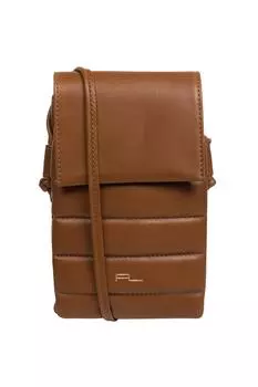 Сумка для телефона через плечо 'Lilian' из кожи наппа Pure Luxuries London, коричневый