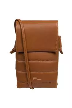 Сумка для телефона через плечо 'Lilian' из кожи наппа Pure Luxuries London, коричневый
