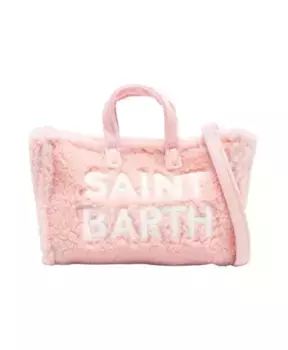 Сумка для телефона из искусственного меха с ручками Mc2 Saint Barth, розовый