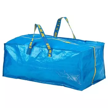 Сумка для тележки, синяя, 73х35х30 см, 76 л, FRAKTA IKEA