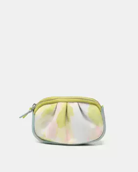 Сумка для туалетных принадлежностей Oceans Diary в коже с зеленым принтом Abbacino, зеленый