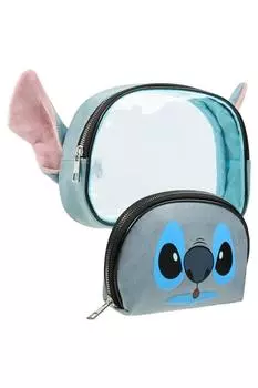 Сумка для туалетных принадлежностей Stitch, 2 шт. Disney, мультиколор