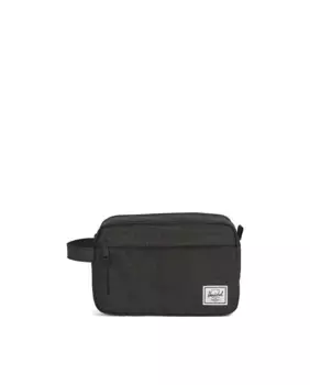 Сумка для туалетных принадлежностей унисекс из темно-серой ткани с карманом и внутренней сеткой Herschel