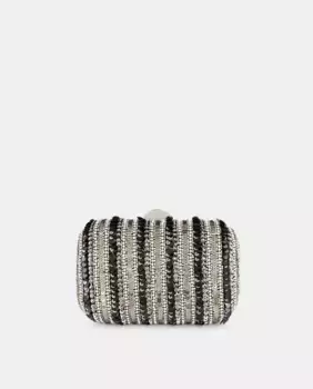 Сумка для вечеринки с пайетками и цепочкой Latouche, серебряный