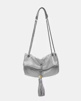 Сумка для вечеринок Oceans Diary в белой металлической сетке Abbacino, белый