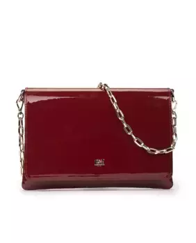 Сумка для вечеринок с цепочкой и клапаном Pedro Miralles, бордовый