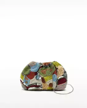 Сумка для вечеринок трансформируется в сумку через плечо с пайетками и магнитной застежкой Parfois, многоцветный
