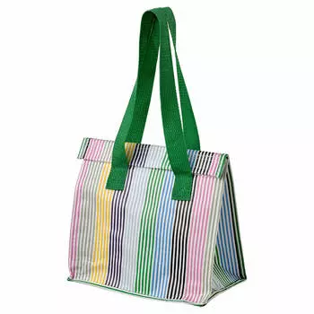 Сумка для завтраков Ikea Fladdrig 25x16x27 см в полоску, разноцветный