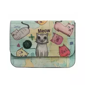 Сумка DOGO "Женские сумки Y-Generation Cats of the World Vegan Женские сумки", Vegan, синий