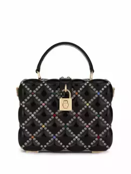Сумка Dolce Box со стразами DOLCE & GABBANA, черный