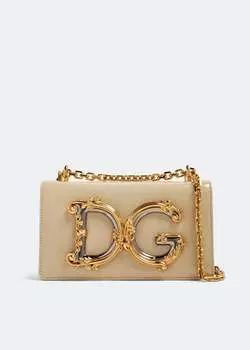 Сумка Dolce&Gabbana DG Girls Phone, бежевый