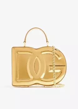 Сумка Dolce&Gabbana DG Logo Box Handbag, золотой