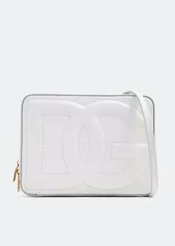 Сумка Dolce&Gabbana Medium Logo Camera, белый