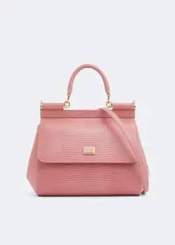 Сумка DOLCE&GABBANA Sicily small bag, розовый