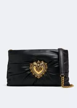 Сумка DOLCE&GABBANA Small Devotion soft bag, черный