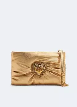 Сумка Dolce&Gabbana Small Devotion Soft, золотой