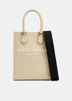 Сумка Dolce&Gabbana Small Nylon Logo, бежевый