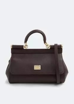 Сумка Dolce&Gabbana Small Sicily Dauphine, фиолетовый