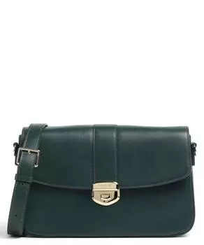 Сумка Donna Fia из мелкозернистой яловой кожи Lancaster, зеленый