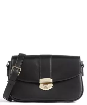 Сумка Donna Fia из мелкозернистой яловой кожи Lancaster, черный