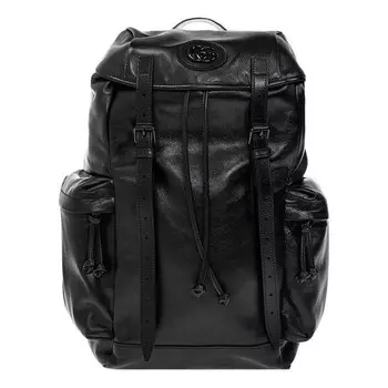 Сумка double g backpack 'black' Gucci, черный