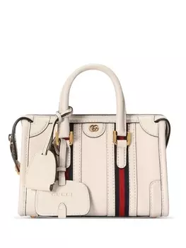 Сумка Double G среднего размера с верхней ручкой Gucci, белый