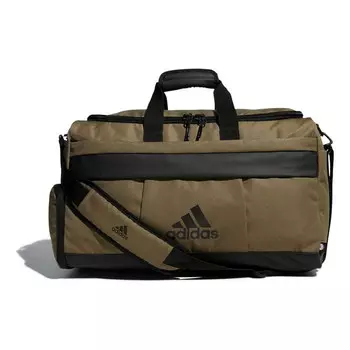 Сумка duffel bag 'green black' Adidas, зеленый