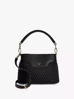 Сумка Dune Dinidelphie Medium Woven Grab, черный