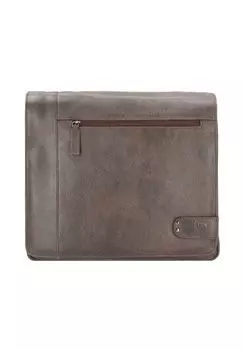 Сумка-джемпер кожаная 35 см PRIDE AND SOUL, коричневый