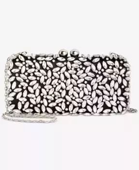 Сумка East West Embellished Small Minaudiere I.N.C. International Concepts, черный