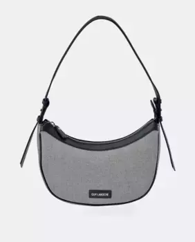 Сумка El Caballo Gondola из серой кожи и холста Guy Laroche, мультиколор