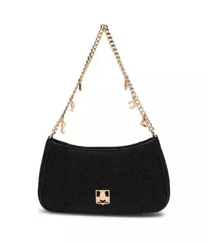 Сумка Elisabetta Franchi, черный / золотой