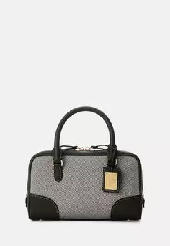 Сумка EMERIE SATCHEL SMALL Lauren Ralph Lauren, цвет natural/black