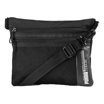 Сумка energy training shoulder bag 'black green' Puma, черный