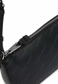 Сумка ESSENTIAL PRINT SHOULDER Tommy Jeans, черный