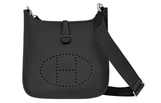 Сумка Evelyn Clemence Bullock из кожи, сумка через плечо, обычная, унисекс HERMES