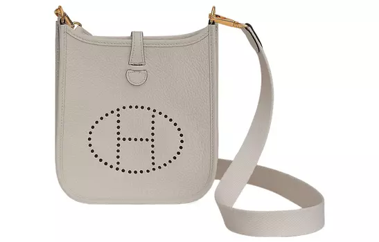 Сумка Evelyne Clemence из коровьей кожи, мини-сумка через плечо унисекс HERMES