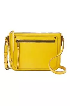 Сумка Farrah из кожи и экокожи Fossil, желтый